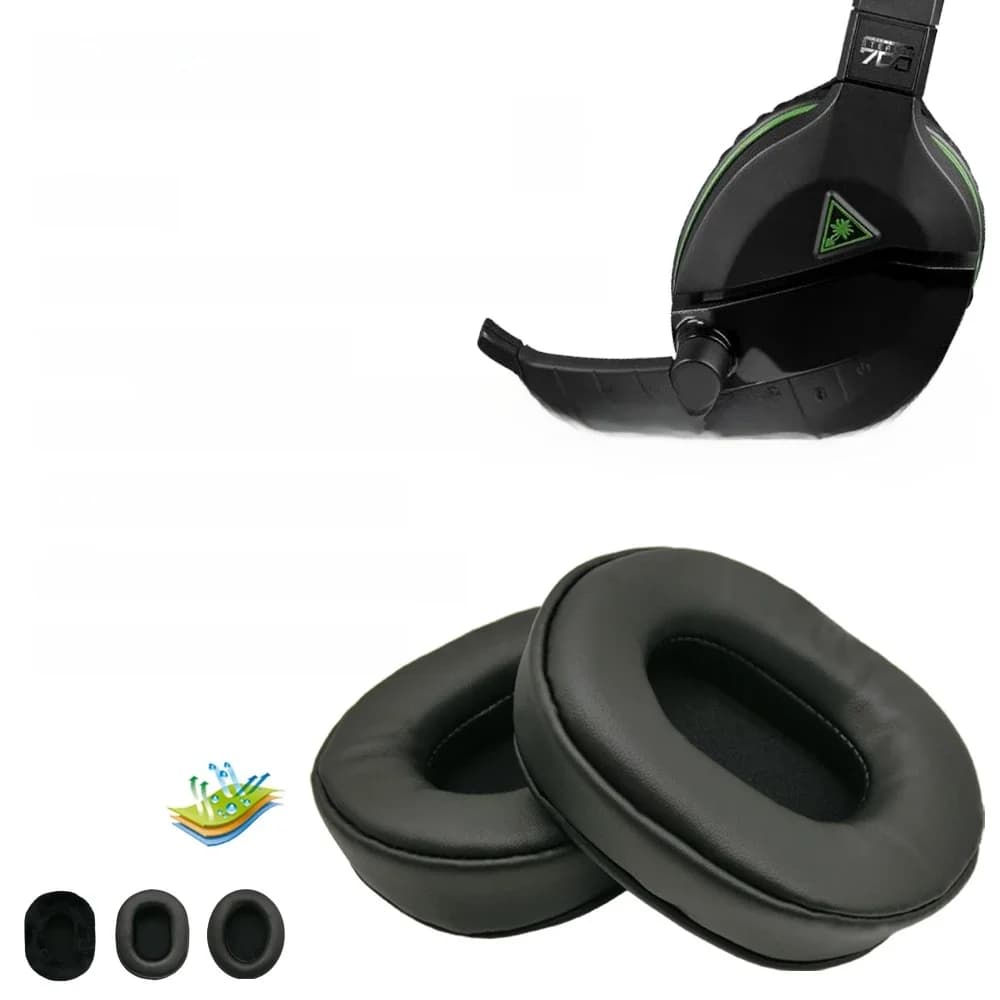 Coussinets d'oreille de remplacement pour TurtleBeach Ear Force Stealth 700/600/450/300,Recon 600/200/70/50X/50P,XO One/Four/Seven, pièces de casque