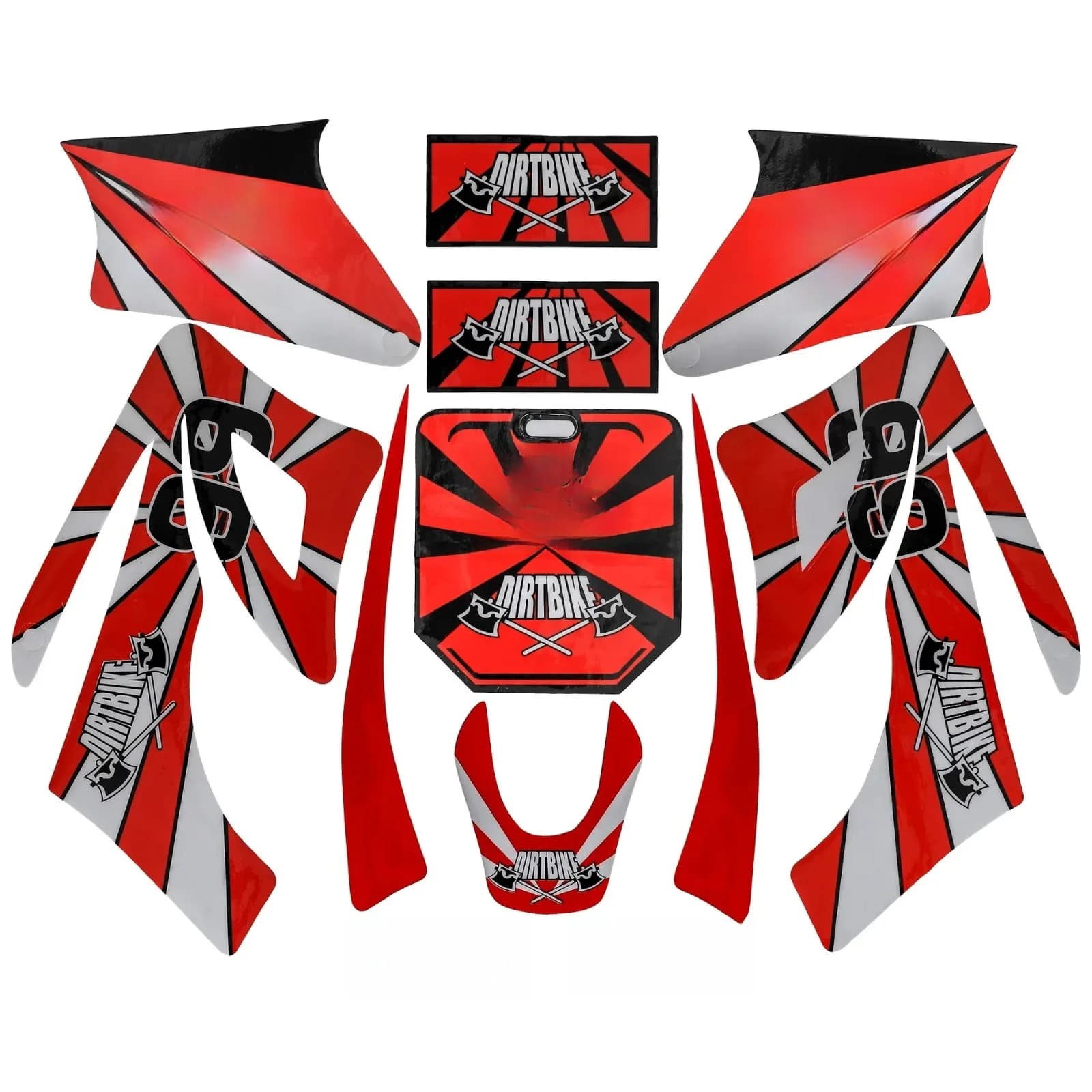 Autocollant de décalcomanies de kit graphique pour moteur Apollo Orion, pièces de vélo de fosse D343, 110cc, 125cc, 150cc, 250cc, 3m