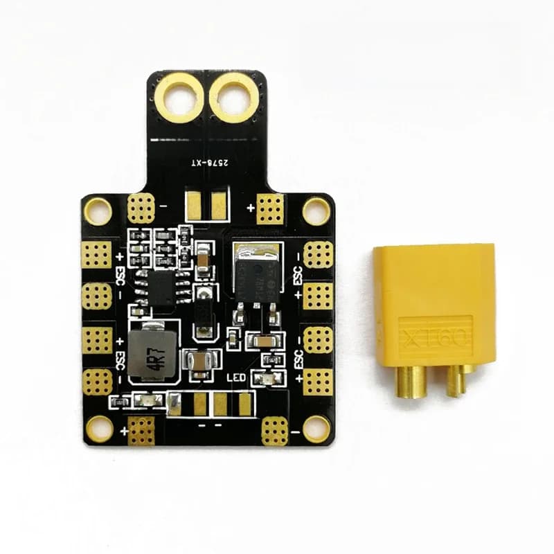 Hub d'alimentation 30,5x30,5mm 3-6S PDB XT60, carte de Distribution d'énergie PDB-XT60 avec BEC 5V/12V pour Drone quadrirotor FPV QAV210 250