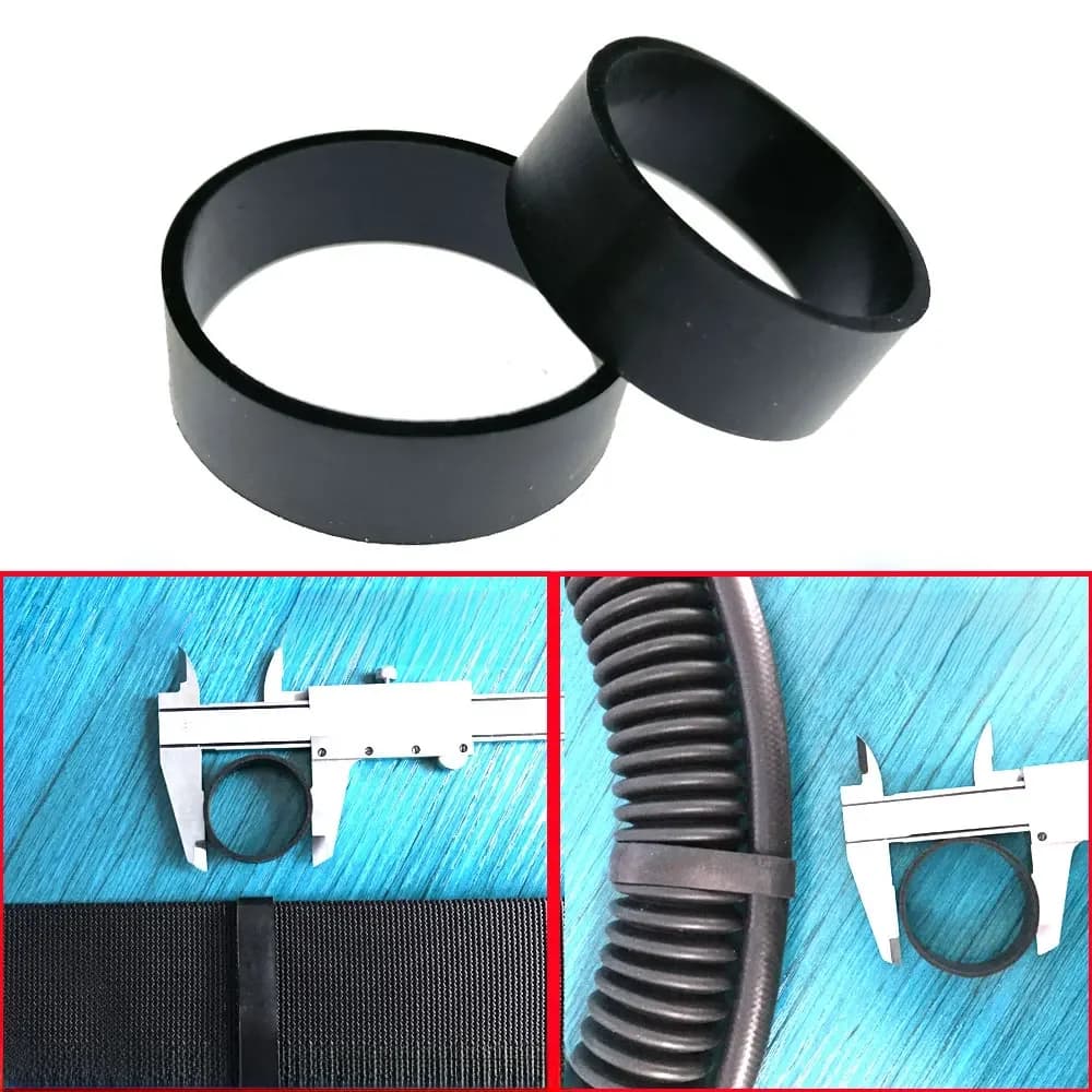 Harnais de plaque arrière en caoutchouc pour plongée technique, 2/6/10 pièces, boucles de maintien, retenue de tuba BCD
