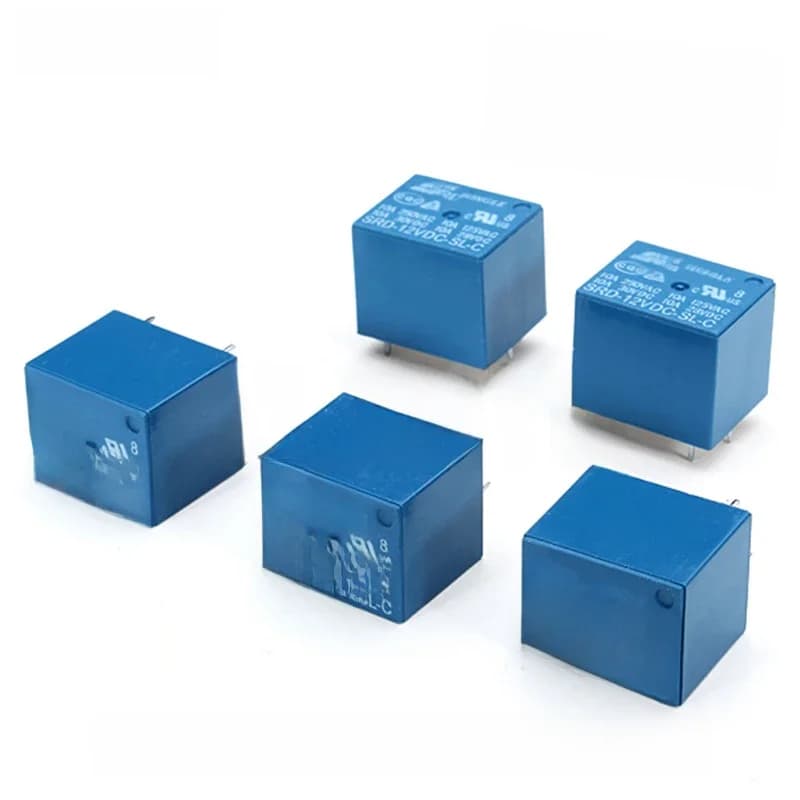 50 pièces Mini 5 broches SRD-05VDC-SL-C SRD-12VDC-SL-C SRD-24VDC-SL-C Relais Rele relais 10A 5V 12V 24V DC SRD