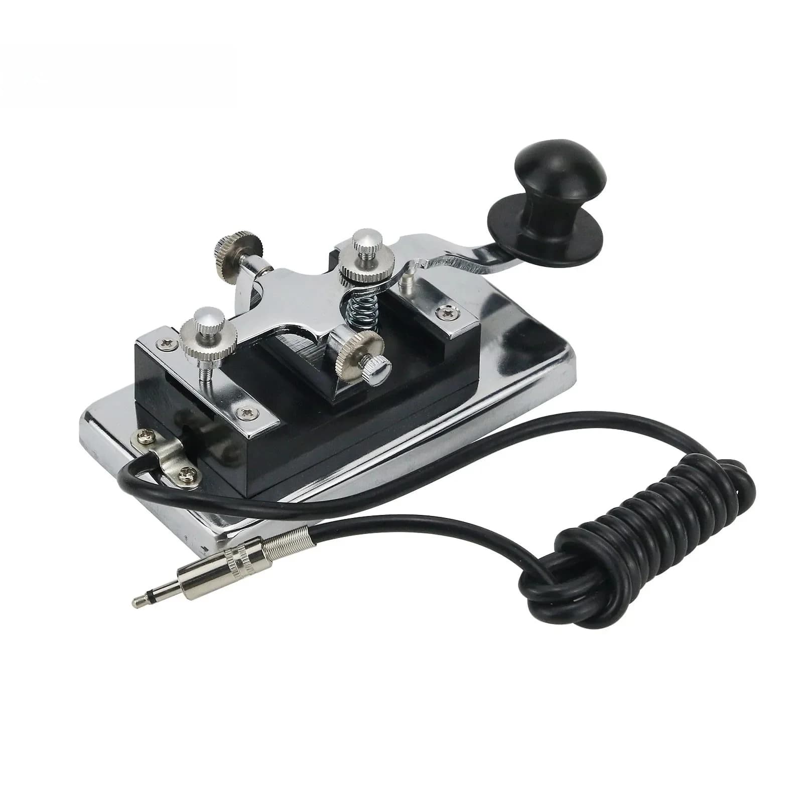 Maxgeek-Clé télégraphique manuelle K4, clé Morse, adaptée à la radio à ondes courtes, pratiques de code Morse, communication CW
