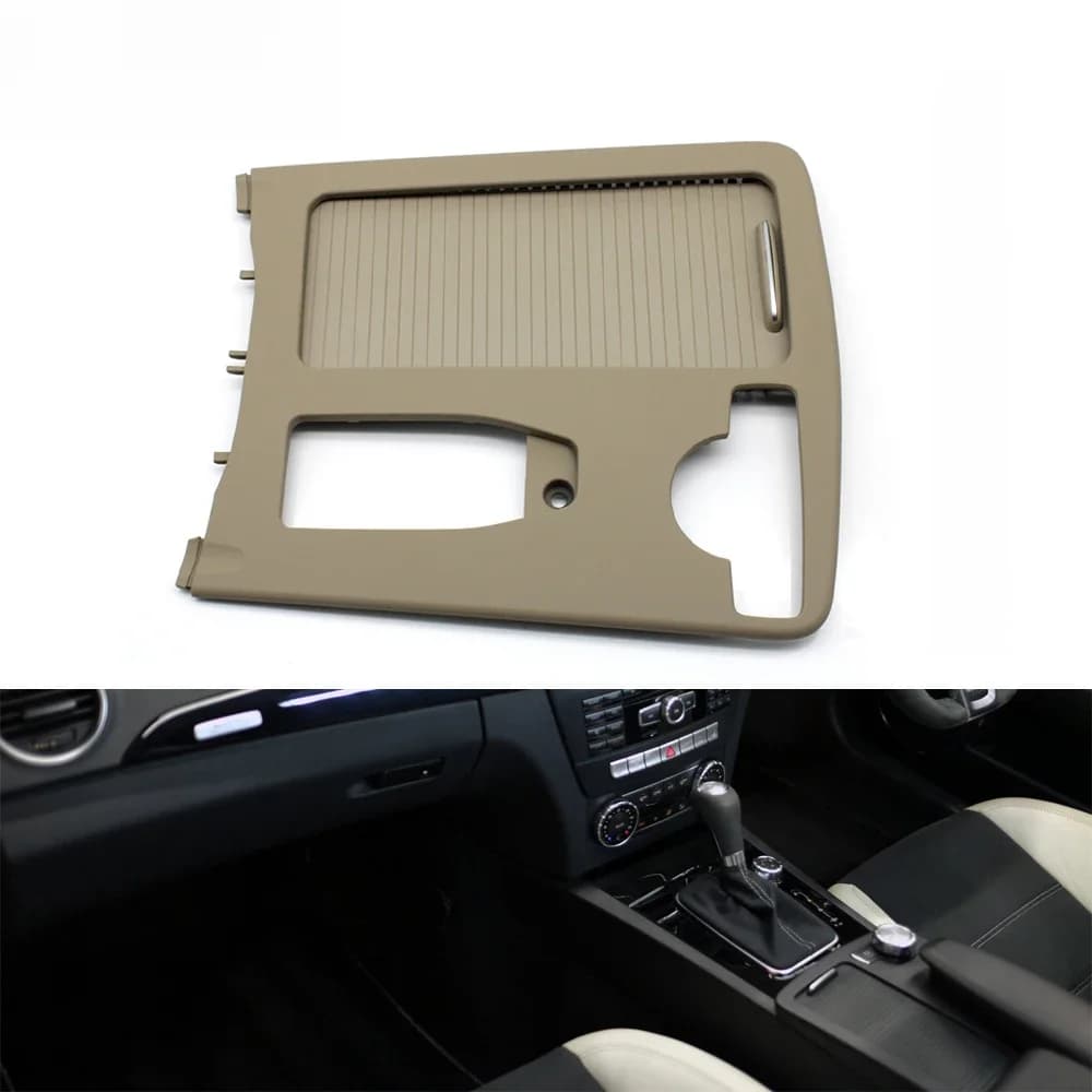 RHD – accoudoir Central de voiture, support de verre de boisson, couvercle de cadre extérieur de volet pour Mercedes Benz W204 C C180 C200 C220 E W207 W212 E260 E300