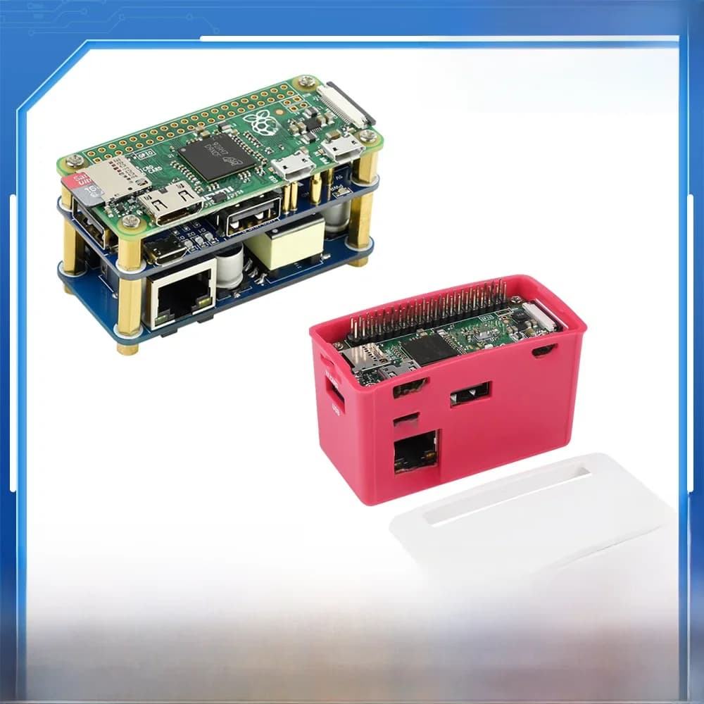 HUB USB PoE Ethernet pour Raspberry Pi, 3 ports USB 2.0, RJ45 802.3af, compatible avec Raspberry Pi Zero W WH 1.3