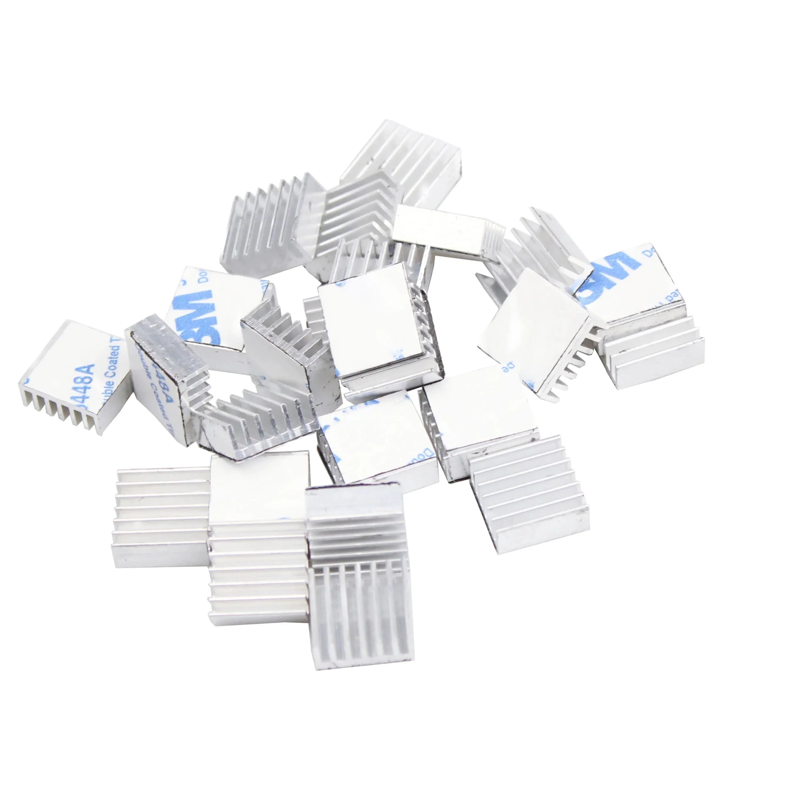 Dissipateur thermique en aluminium extrudé, pour puce VGA RAM LED IC, radiateur électronique de refroidissement, 14x14x6mm, 500 pièces