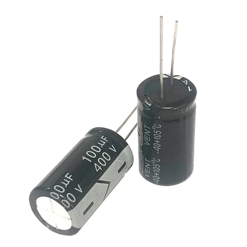 Condensateur électrolytique en aluminium 400v100uf 18x30mm 400v 100uf 100mf400v 100MFD400v 400vdc 400wv 100mf 100MFD 120uf 150uf 180uf