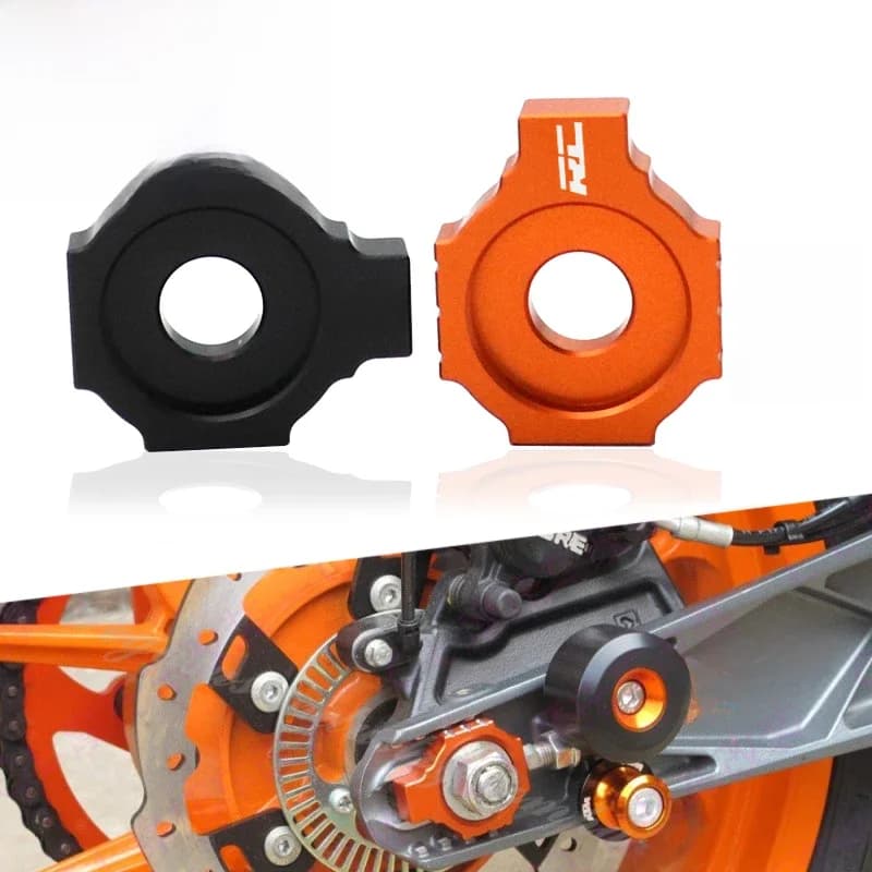Pour ktm DUKE RC 250 200 390 Adventure DUKE390 RC390 390 accessoires d'aventure essieu arrière broche chaîne ajusteur blocs tendeur