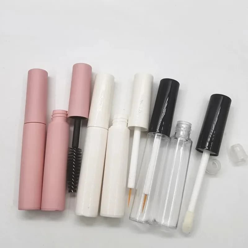 Bouteilles vides de gloss 5ml, Tubes de Mascara, conteneurs de cils, Tube d'eyeliner, Tubes de liquide de croissance de cils, plus de Tubes de couleur, vente en gros