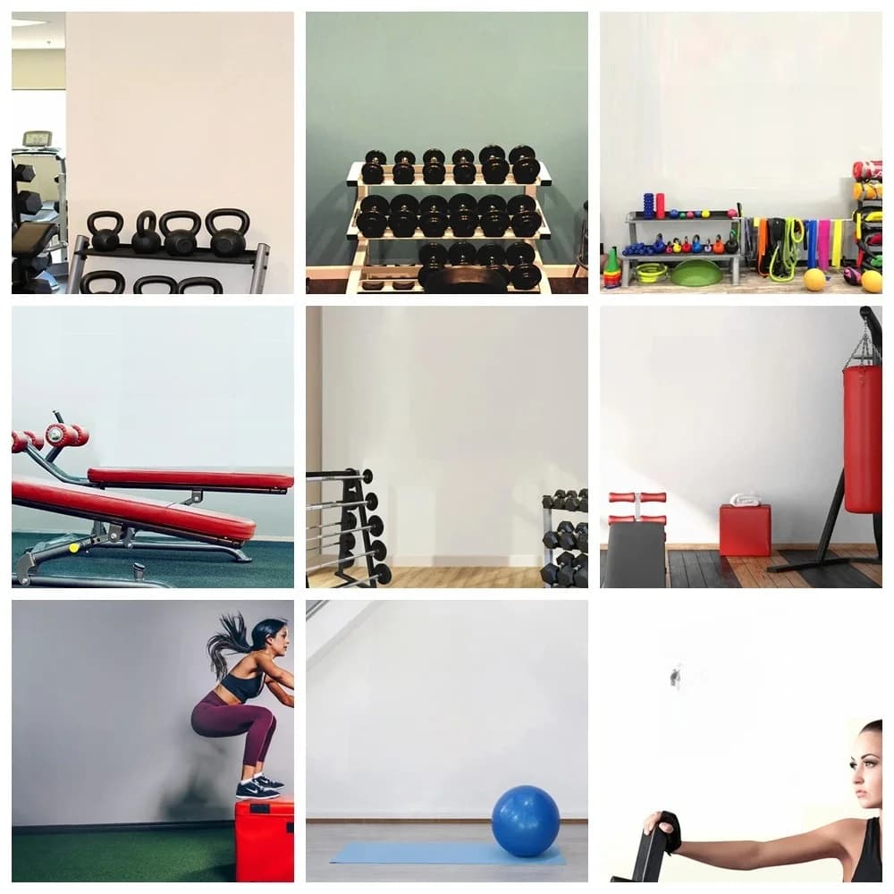 Livraison directe GYM mur Art décalcomanie décoration mode autocollant pour chambres d'enfants décoration Stickers muraux papier peint étanche