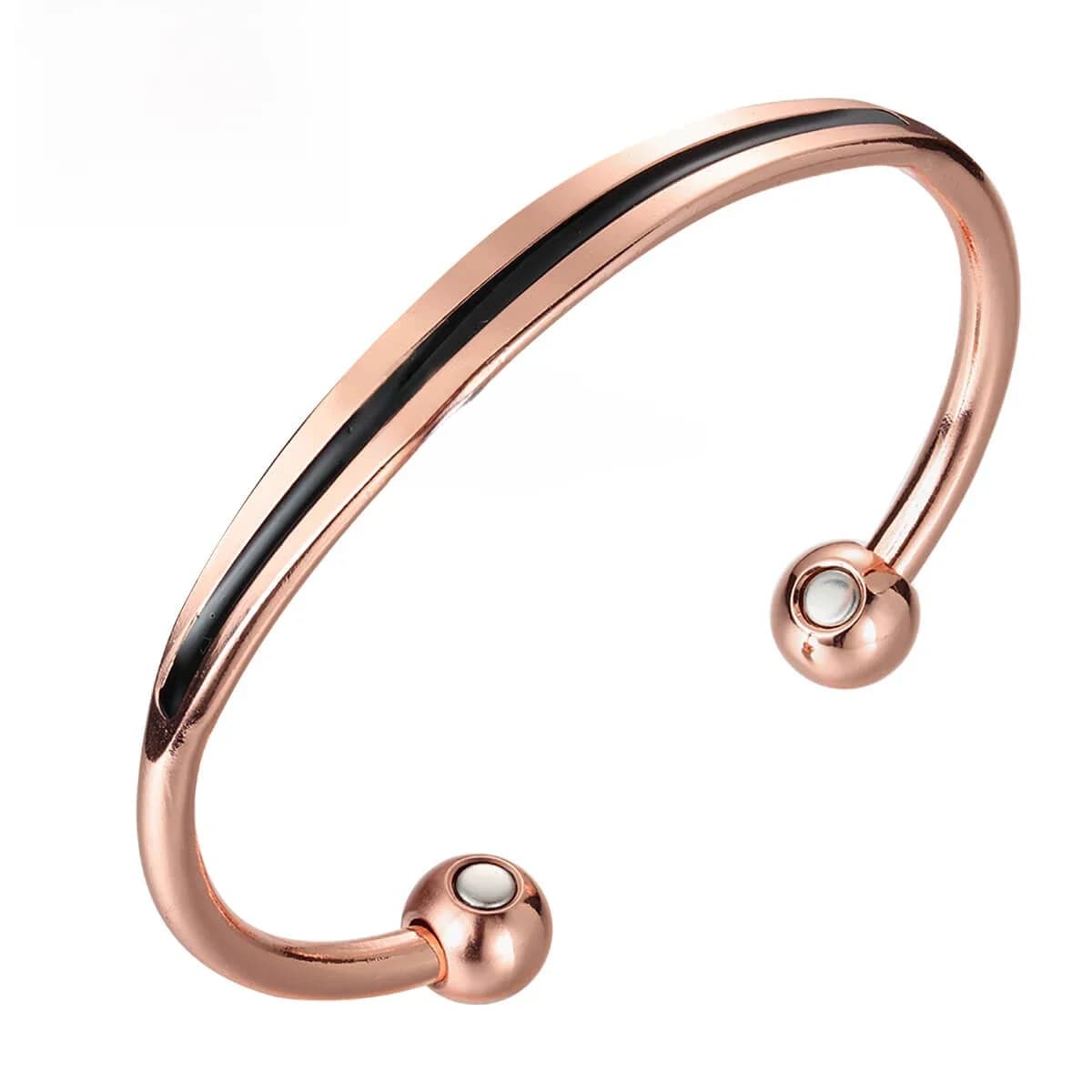 OKtrendy bohême émail manchette Bracelets Bracelets pur cuivre Bracelet femmes santé énergie magnétique bijoux multicolore en gros