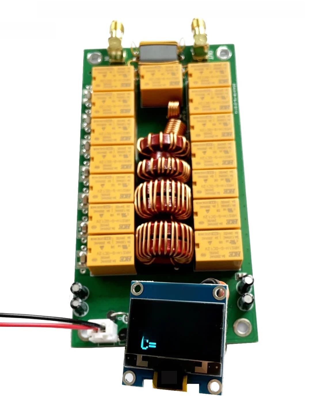 Hisonauto ATU-100 atu 100 kits de bricolage 1.8-50MHz tuner d'antenne automatique par N7DDC avec micrologiciel OLED programmé