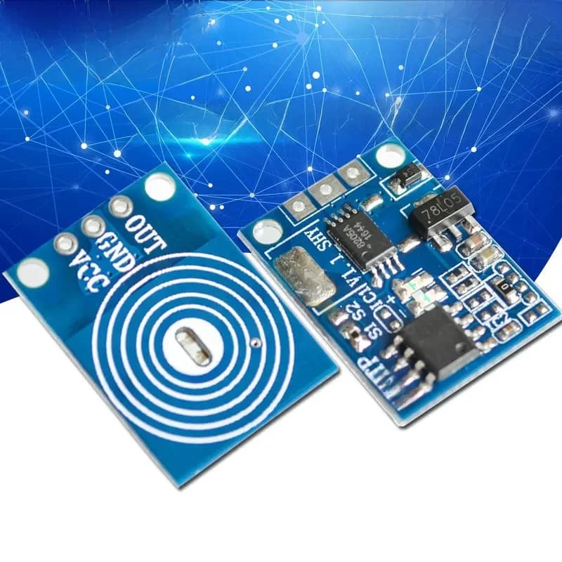 1/5/10 pièces OE-TP bouton tactile capacitif module de commutation tactile capteur tactile numérique LED sans pôle gradation 10A DC 5-12V