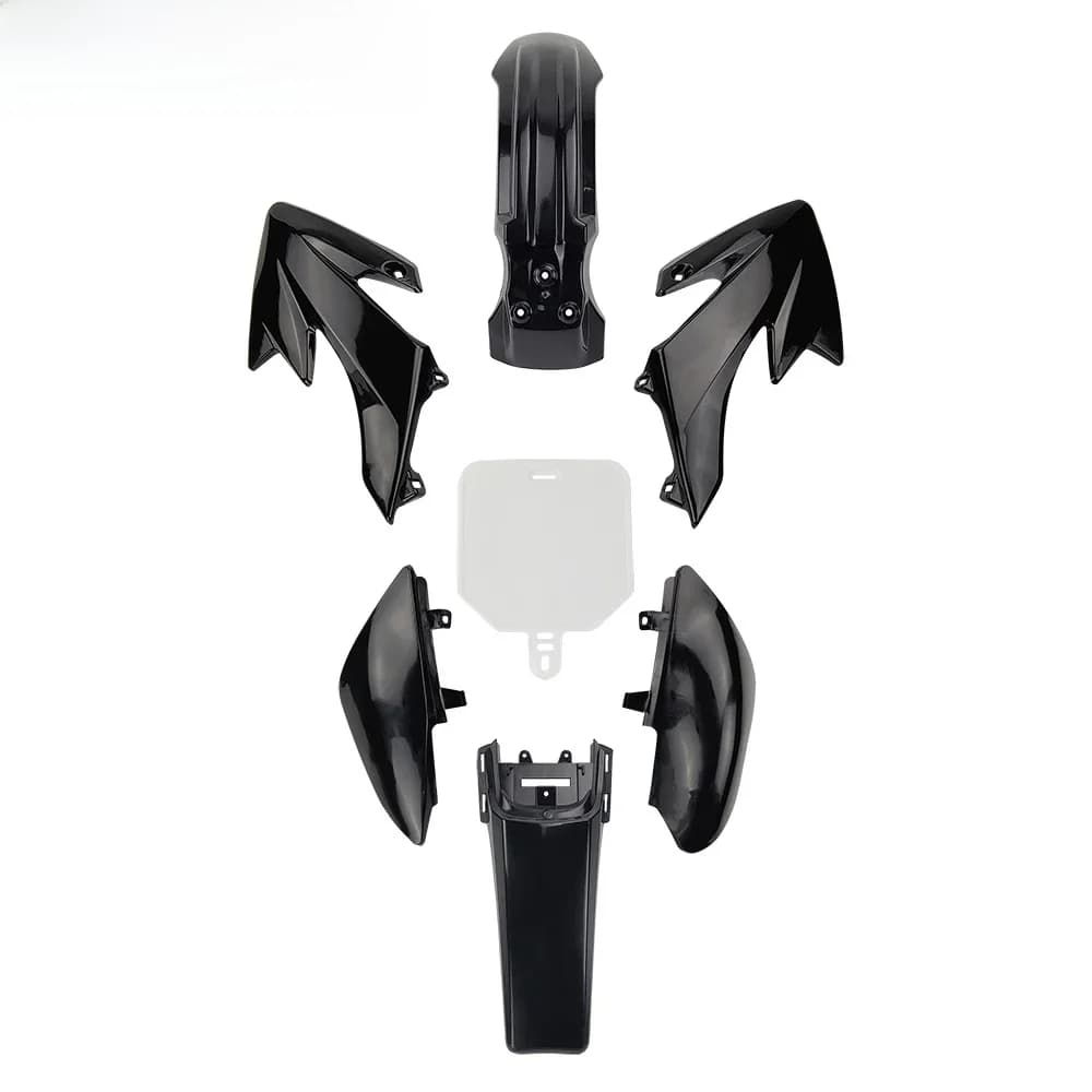 Analyste de carrosserie de carénage en plastique, garde-boue avant et arrière plus longs, CRF50 XR50 Coque en plastique modifiée pour moto, adaptée au CRF 50 Pit D343