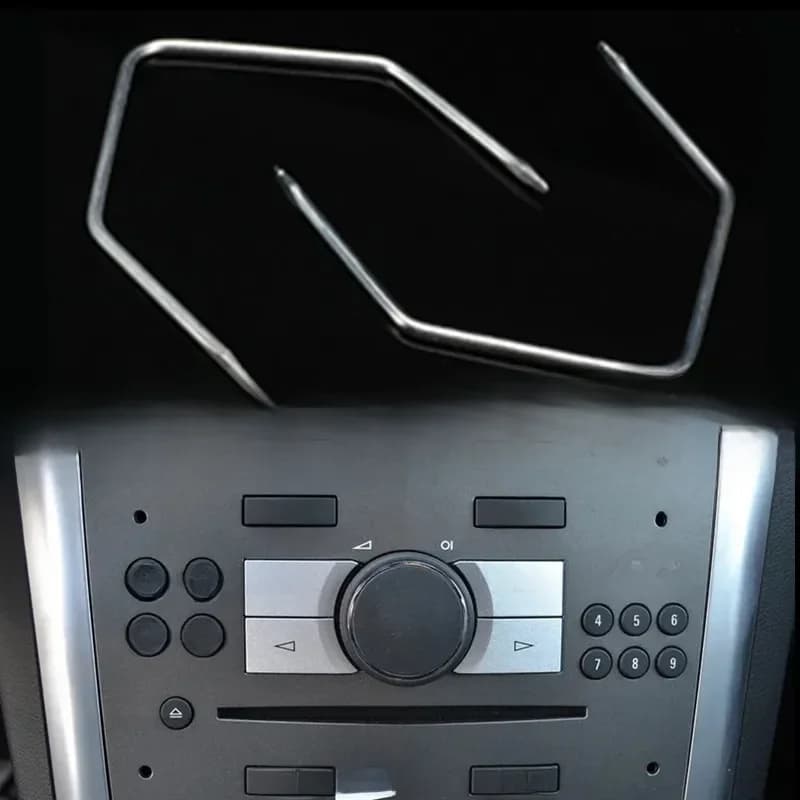 2 pièces autoradio stéréo enlèvement libération prédire outils flacon broches pour SachOpel Corsa C pour Meriva PC5-110 Auto produits