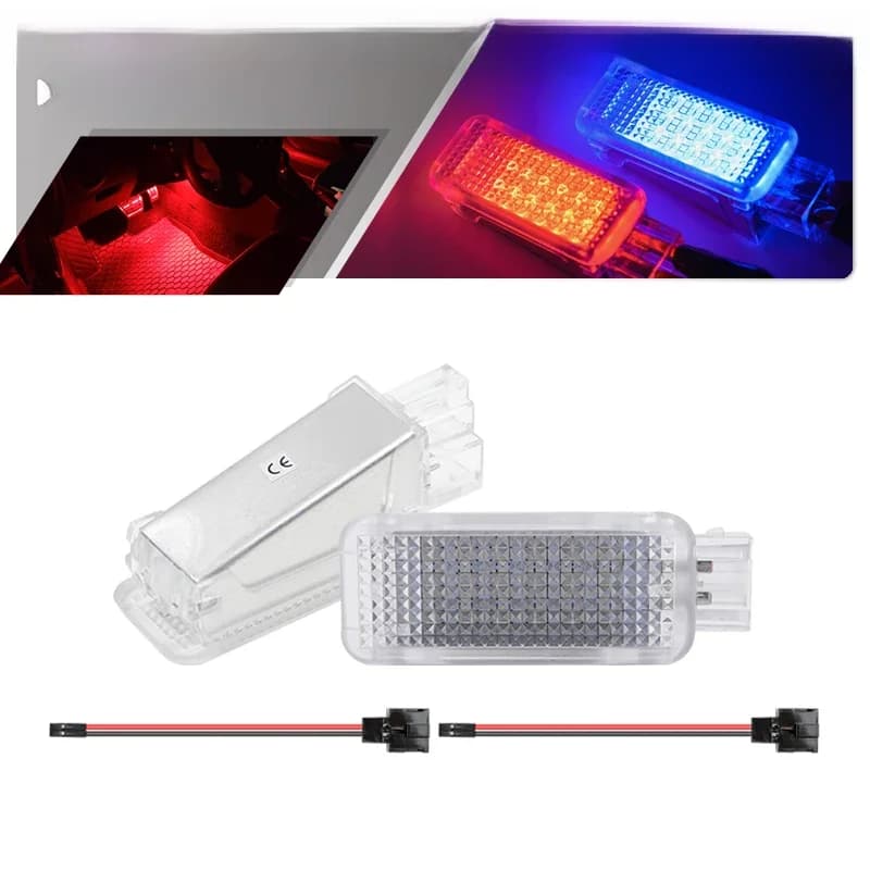 Pour Seat Leon MK3 (5F) 2012-2019 2x SMD blanc/rouge/bleu Led coffre lumières Module lampes de coffre