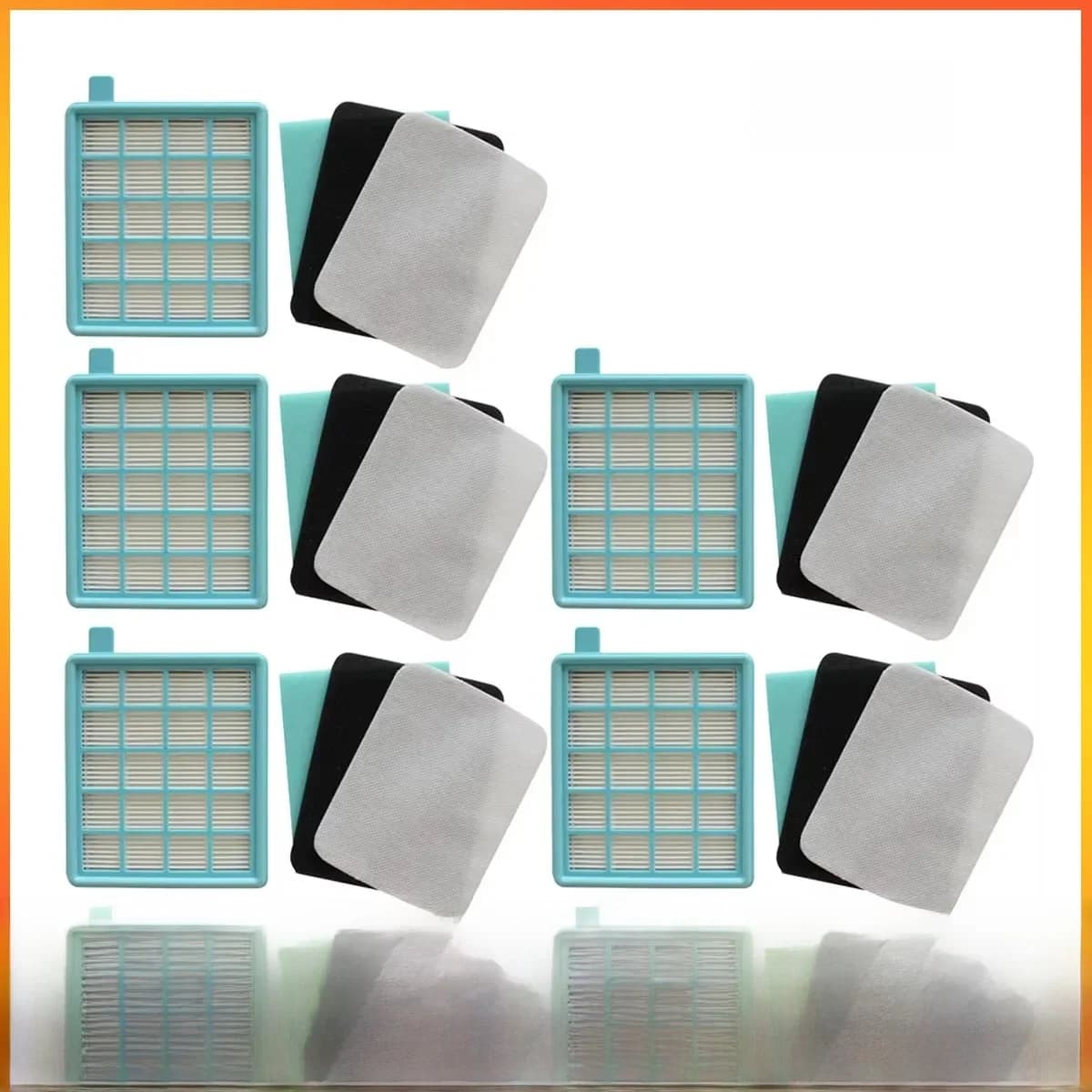 Filtre HEPA le plus vendu pour aspirateur Philips Power Pro Active et Compact. Comparable à FC8058 / 01