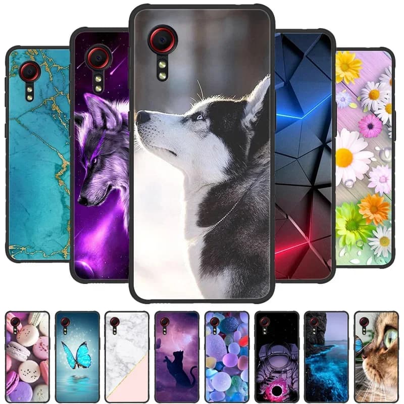 Coque arrière en silicone pour Samsung Xcover 5, étui de téléphone pour Samsung Galaxy Xcover5 EE, coque souple Funda
