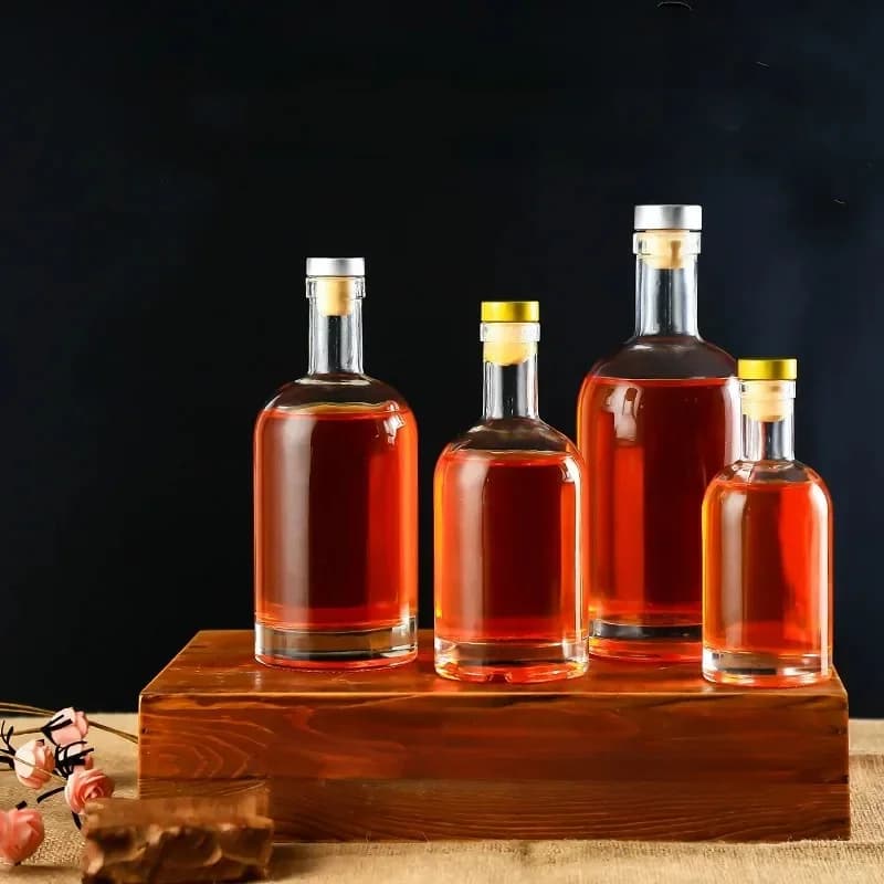 Bouteille de certifiée faite à la main, bouteille de vin de fruits, fiole de hanche créative de riz de saké, pot d'épices d'huile de thé, bouteille de maintien au frais, 200-750ml