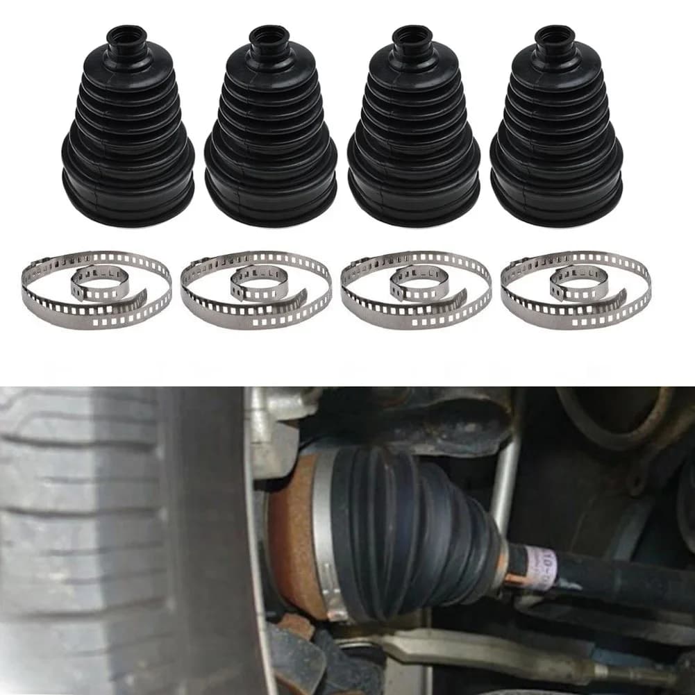 Kit anti-poussière en Silicone à vitesse constante, haute qualité, 1 pièce/4 pièces, Joint de démarrage CV, couvercle universel, pince ronde à bille avec Clips