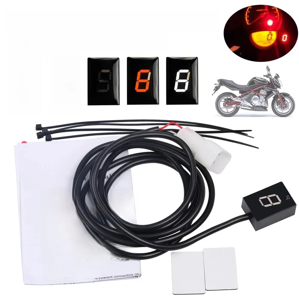 Indicateur de vitesse de compteur d'affichage de moto pour Kawasaki ER-6N ER6N ER-6F Ninja 650R Versys 650 VN900 fellow peut 900 Z750 ZX-12R