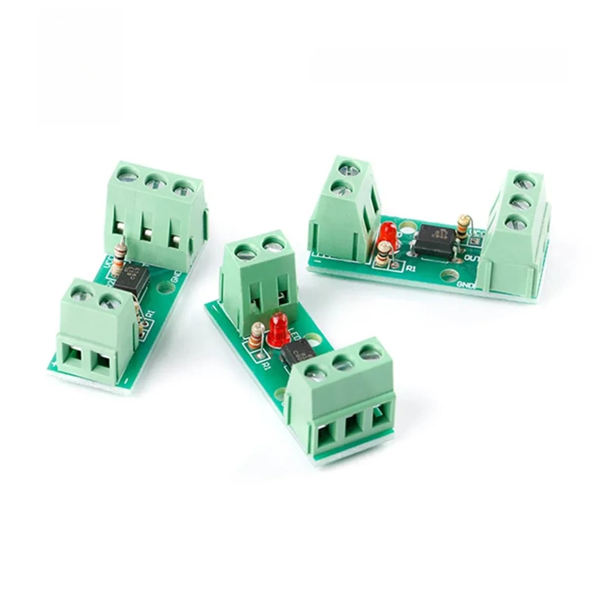 Technologie d'isolation d'optocouremplaçant PC817 EL817, 1 canal, 3V-5V 12V 24V, isolateur photoélectrique, support de rail, carte de moteur d'entraînement PLC