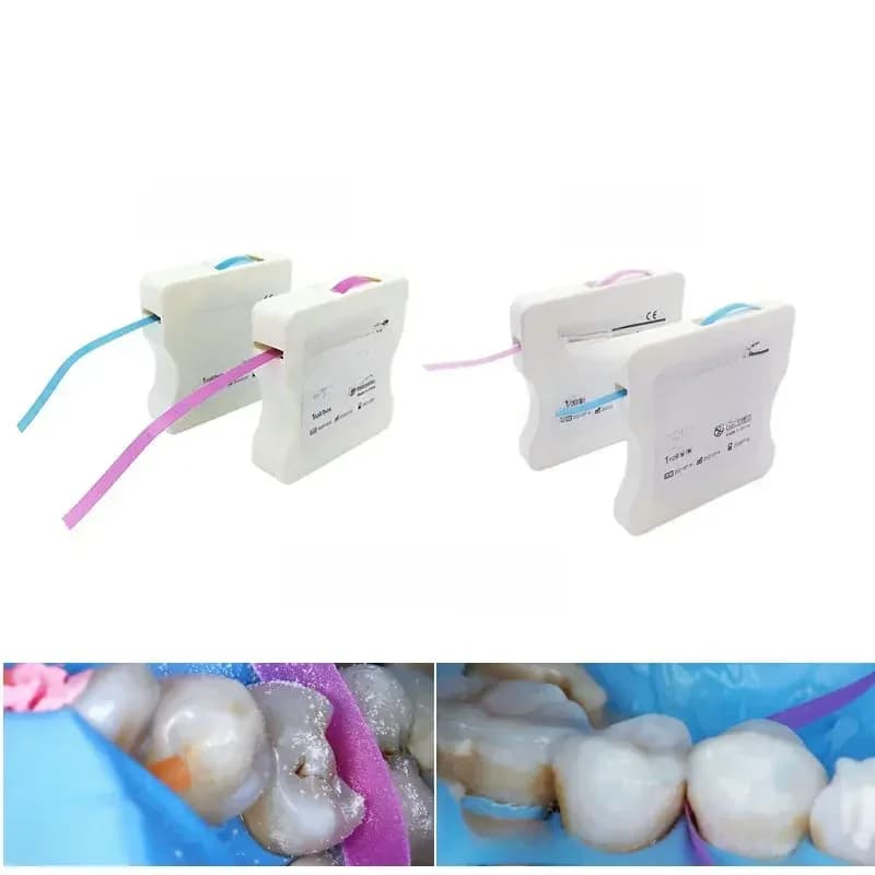 Bandes de polissage dentaire en résine, 6 m/rouleau, 2.5mm 4mm, pour le ponçage et le blanchiment des dents, matériel de dentisterie