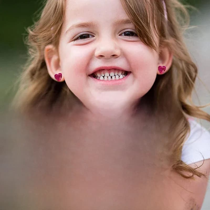 Boucles d'oreilles autocollantes pour enfants, autocollants de gemmes 3D, autocollant de cristal scintillant pour filles, anneau d'oreille d'ongle, jouets de maquillage de princesse, cadeau