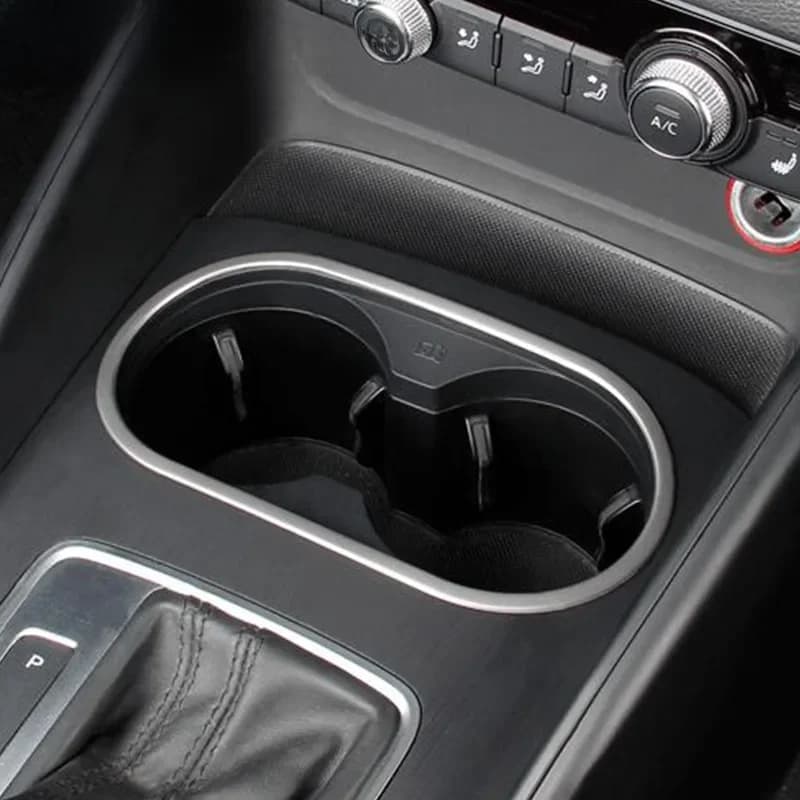 Garniture de couverture de cadre de support de verre d'eau de contrôle central de voiture pour Audi A3 8V 2013-19 panneau de Console bande décorative accessoires intérieurs