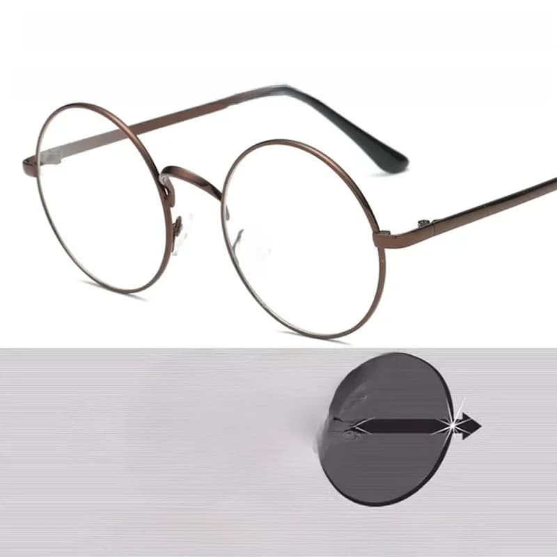 Hypermétropie dioptrie SPH +0.5 +1 +1.5 +2 +2.5 +3 +3.5 +4 +4.5 +5 +6 cadre rond 1.56 index vert lentille revêtue lunettes de lecture