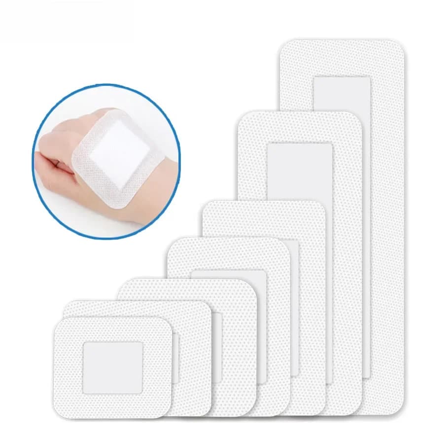 Pansement stérile imperméable et respirant, 10 pièces, coussin adhésif, plâtre, autocollant pour hémostase, pansement de premiers secours, Kit d'urgence