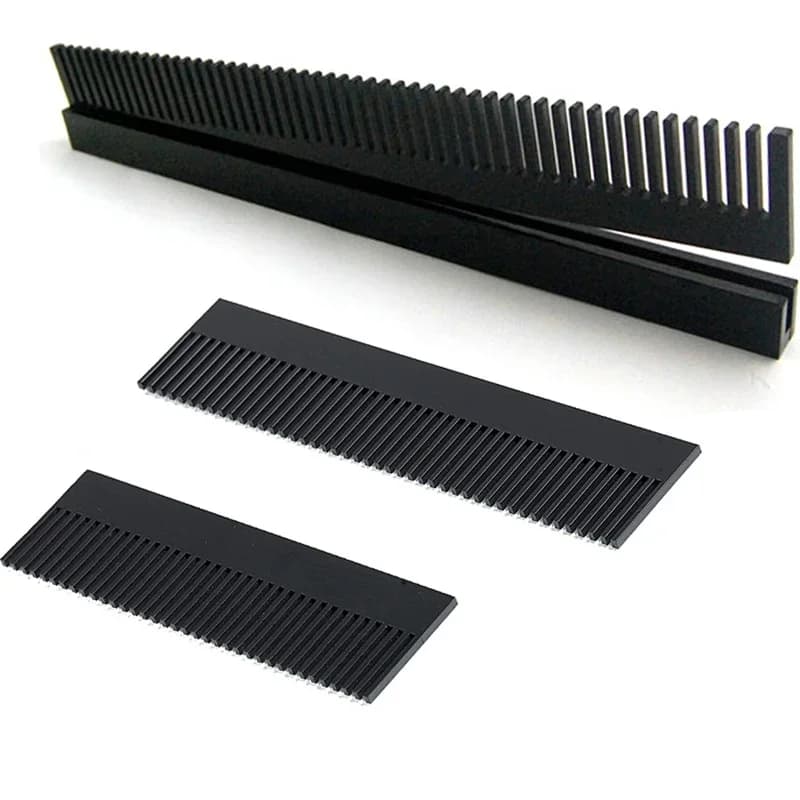 Peigne de débordement amovible MARINE SOURCES, peigne en acrylique pour barre de poisson 32cm OSC-1/2 adapté pour SOB-1/2