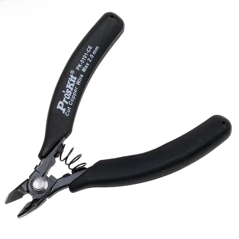 Pro'skit – pince coupante latérale de précision, antistatique, avec clip de sécurité et poignée conductrice, 125mm