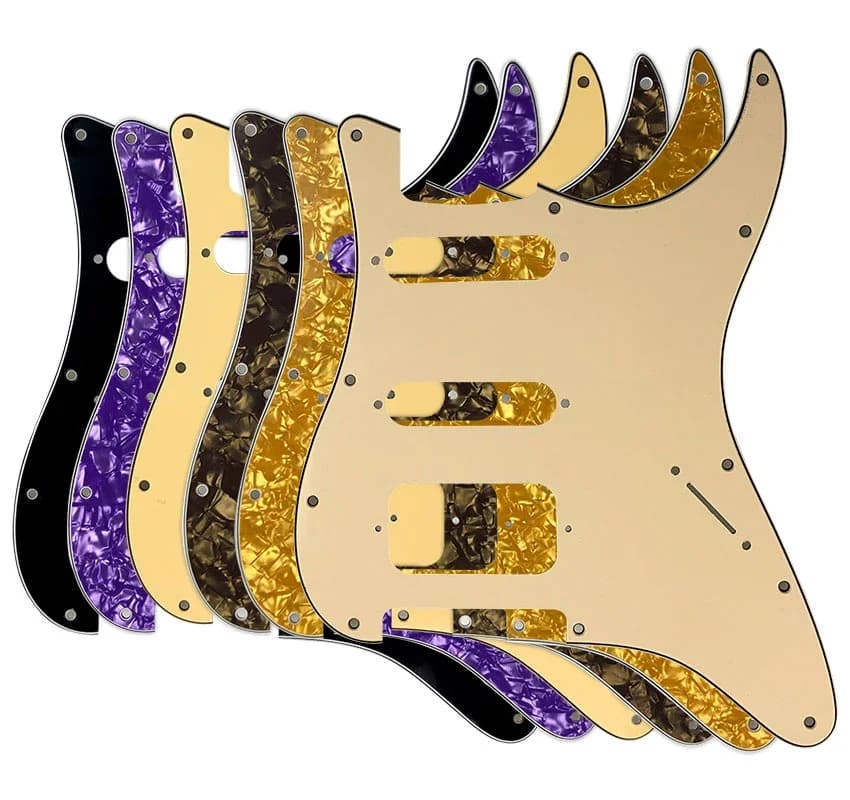 Feiman – accessoires de guitare Pickguard pour Fender Strat, norme américaine/mexicain ST HSS, sans trou de contrôle, plaque à gratter