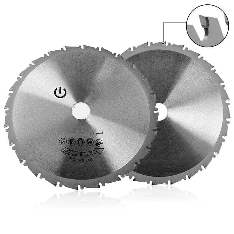 Lame de scie circulaire en carbure 24T, 210 × 25.4mm, lame de scie multifonction pour couper le métal, le bois et les plastiques