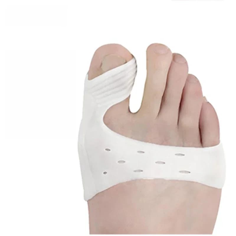 Séparateurs orthopédiques de pouce en Gel de Silicone pour orteils, 2 pièces, entretoises, correcteur d'hallux Valgus, attelles d'orteils, outil de soins des pieds