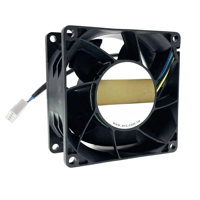 Nouveau 80mm haute vitesse CFM flux d'air DC 12V double roulement à billes PWM ventilateur de refroidissement ordinateur PC, 80X80X38mm 10000 tr/min boîtier refroidisseur puissant