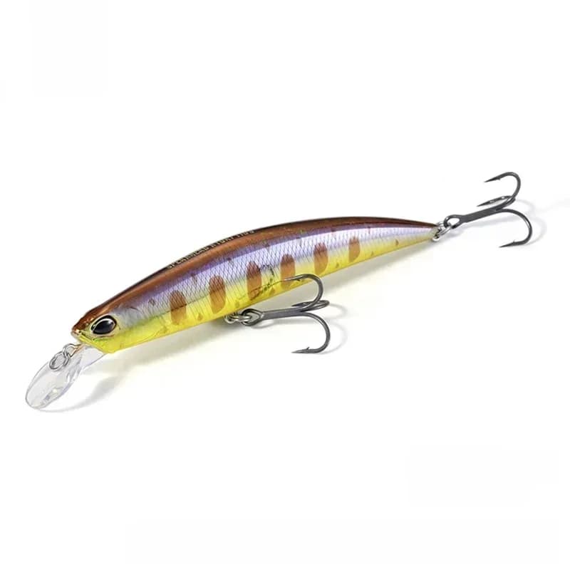 Leurre méné rigide coulant en plastique RYUKI 2021, appât artificiel idéal pour la pêche au bar ou au brochet, Wobbler, 110mm, 21g, 110