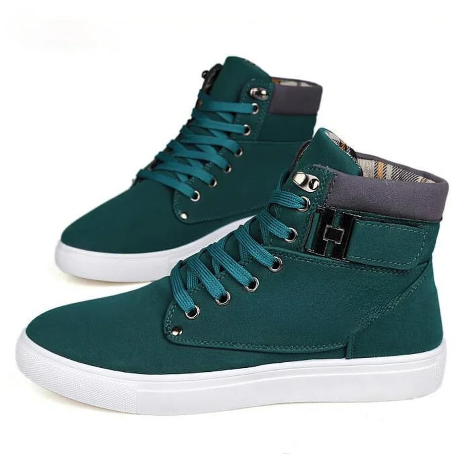 Nouveauté hommes chaussures hautes décontractées printemps/automne baskets hautes de haute qualité rétro mode hommes bottes Zapatillas Hombre