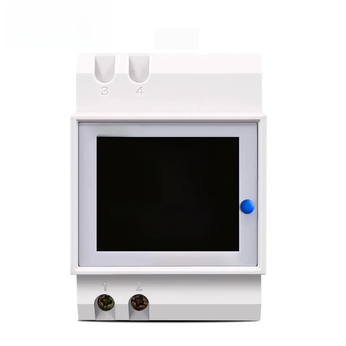 TOMZN Moniteur AC 6-en-1 sur rail DIN 110V 220V 380V 100A – Compteur de tension, courant, facteur de puissance, énergie active kWh et fréquence