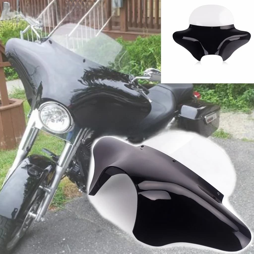 Carénage Avant de Moto Universel en Plastique ABS BatOO, pour Harley Road King Softail Suzuki VL800K1 Honda VT750 VT1100 Shadow