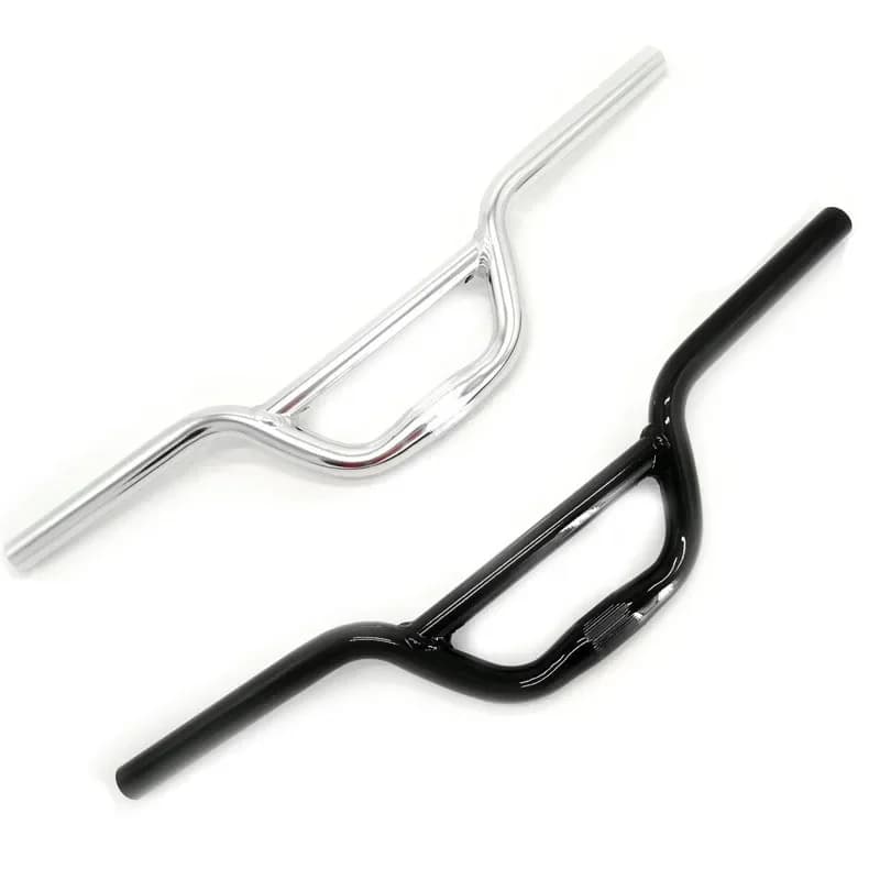 BMX – guidon de vélo à pignon fixe en alliage d'aluminium, pour enfants, 22.2mm, 545mm, argent et noir
