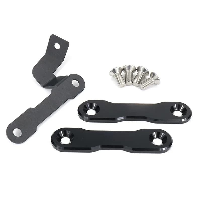 Ajustement pour Yamaha FZ07 MT-07 2014 -2018 2019 2020 2021 2022 2023 2024 2025 passager arrière trous de cheville couvercle repose-pieds bloc hors plaque