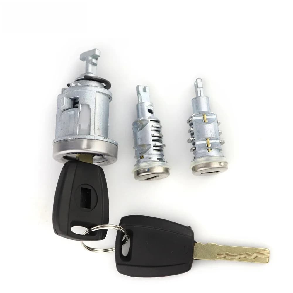YIQfeat-Ensemble d'invitation de porte de ville, serrure de coffre, baril d'intervalles pour Fiat, adieu, Romeo, Brava, Doblo, Palio, Siena Perla, lame GT15R, 3 pièces