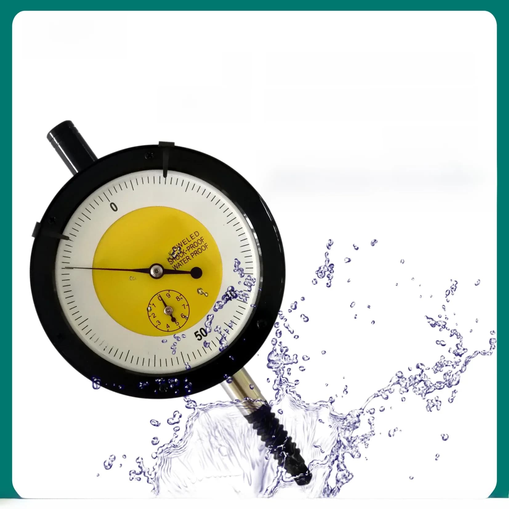 INSTAR – jauge à cadran IP67, étanche à l'eau et à l'huile, 0-10mm 0-20mm 0-30mm, Mini indicateur à cadran de qualité industrielle Standard DIN 0-3mm 0-5mm