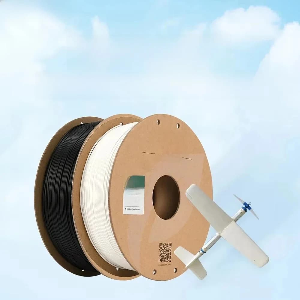 Filament d'impression 3D ESUN PLA-LW 1,75 mm 1 kg 2,2 lbs, matériau léger en mousse pour imprimante 3D et modèles d'avions.