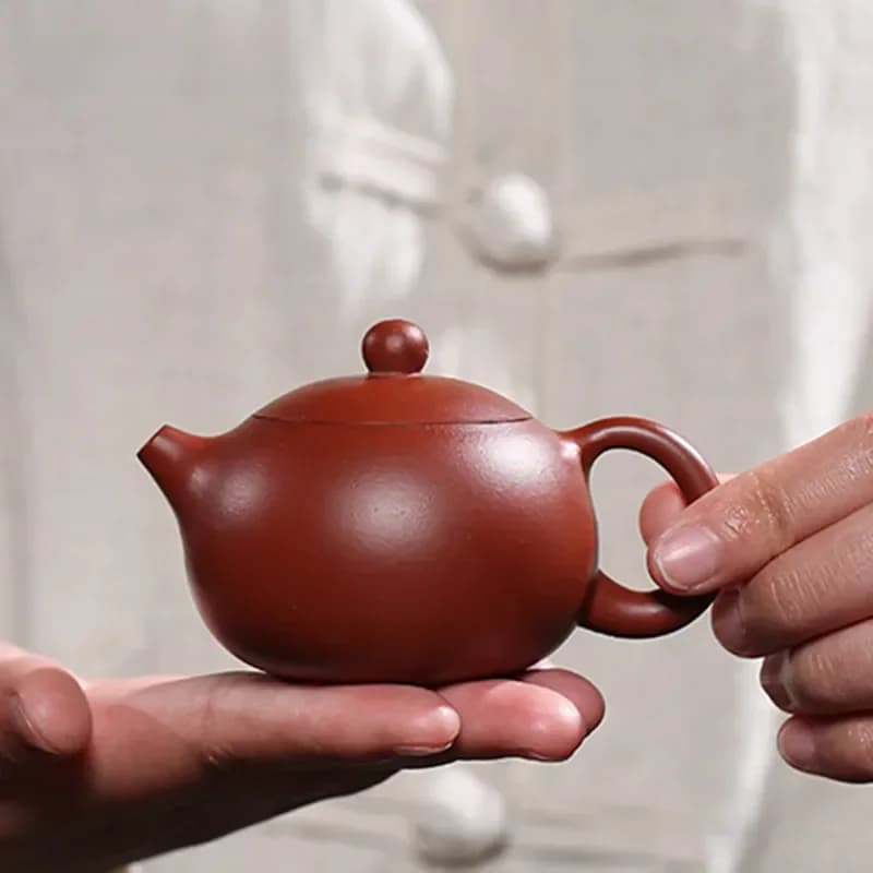 Yixing – théière en argile violette de 90ml, authentique Dahongpao Xishi, théière avec trou de boule, bouilloire filtrante, Boutique faite à la main, service à thé Zisha