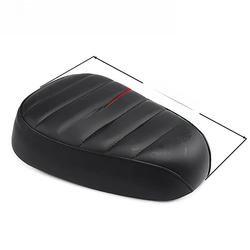 Accessoires de moto : Siège passager arrière pour Harley Cruisers, conversion rétro avec coussin à ventouses