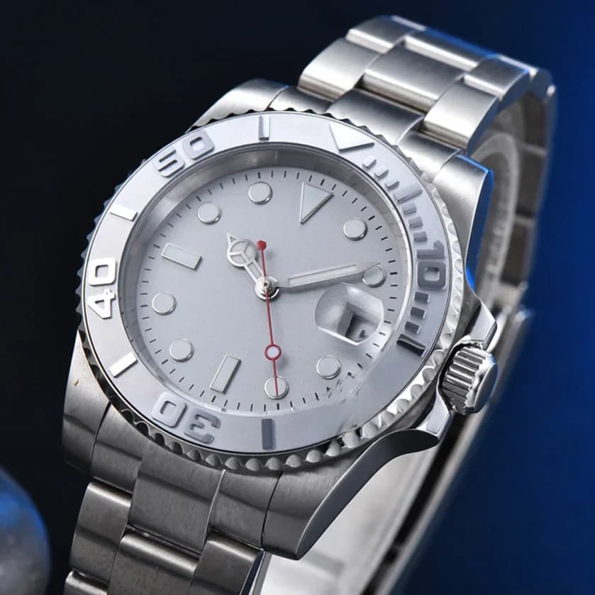 2025 nouveau 2813 Yacht montre lunette en céramique montre mécanique pour hommes mode haute dureté verre minéral plongée Reloj hombre