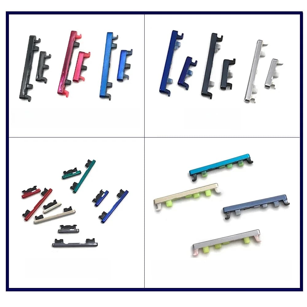 Nouveau bouton d'alimentation de Volume de remplacement, clé latérale pour Xiaomi Redmi Note 7/ 7 Pro Note 8 Note 9 Pro 9S, touches de bouton latéral de Volume d'alimentation