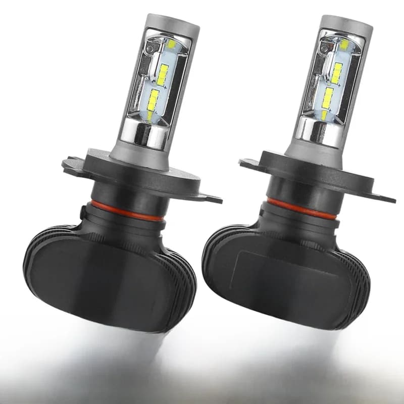 Mini phare de voiture H7 LED H4, 2 pièces, 9005 9006 H3 H13 H8 880 H27 9004 9007 H11 H1 50W 8000LM 6500K, ampoule Automobile, lampe CSP